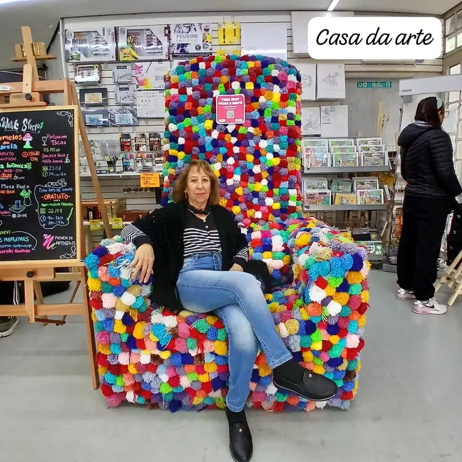 Trabalhos e aulas Mais Crochê